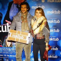 Rafael Medina y Laura Vecino en el estreno de 'Maktub'