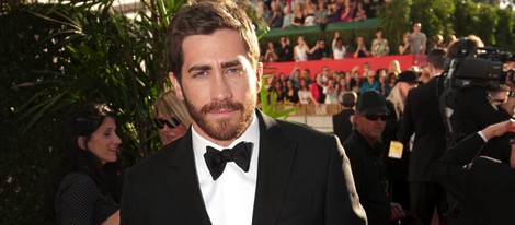 Jake Gyllenhaal en la alfombra roja de los Globos de Oro 2011