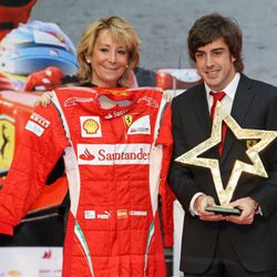 Fernando Alonso y Esperanza Aguirre