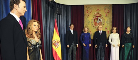 Las figuras de la Familia Real Española en el Museo de Cera de Madrid