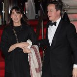 Samantha y David Cameron en los Military Awards 2011