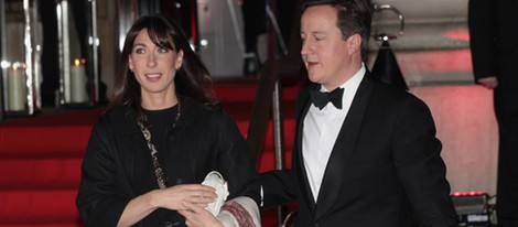 Samantha y David Cameron en los Military Awards 2011