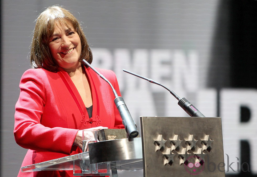 Carmen Maura en la entrega de los Premios de Cultura de Madrid