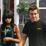 Raquel del Rosario y Fernando Alonso