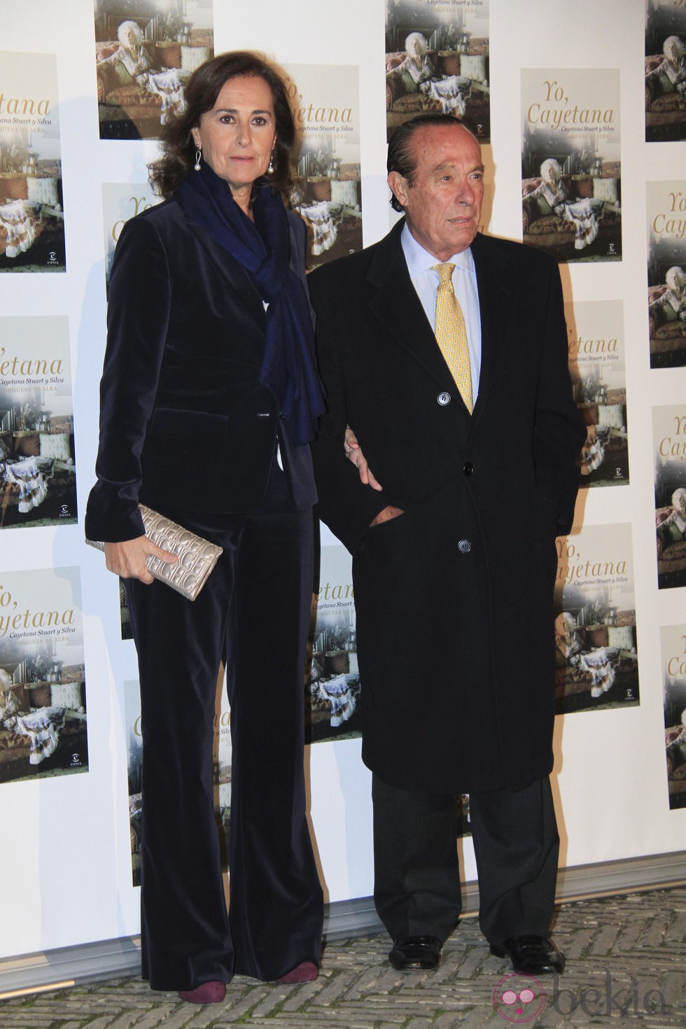 Carmen Tello y Curro Romero en la presentación de 'Yo, Cayetana'