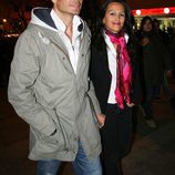 Óscar Higares y Sandra Álvarez en el concierto de Pablo Alborán