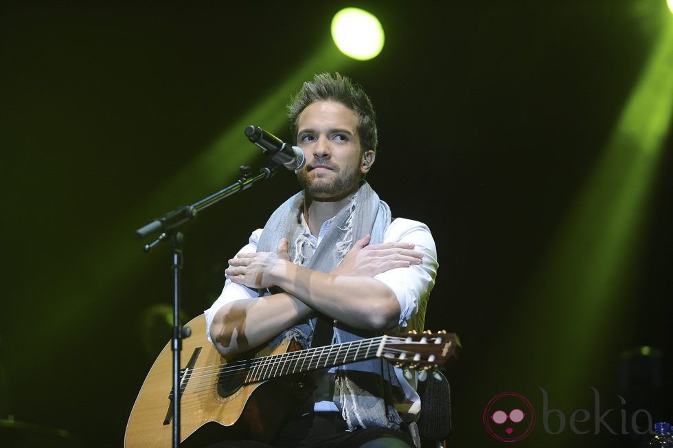 Pablo Alborán en su concierto en Madrid