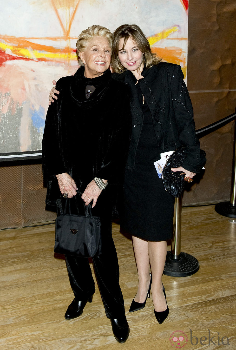 Lola Herrera y Natalia Dicenta en los Premios Actúa