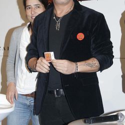 Alejandro Sanz en la presentación del disco 'Positive Generation'