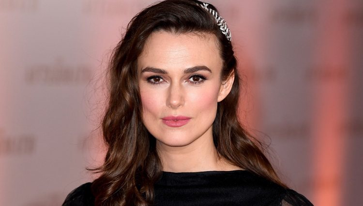 La actriz Keira Knightley en la premiere de la película 'The Aftermath'