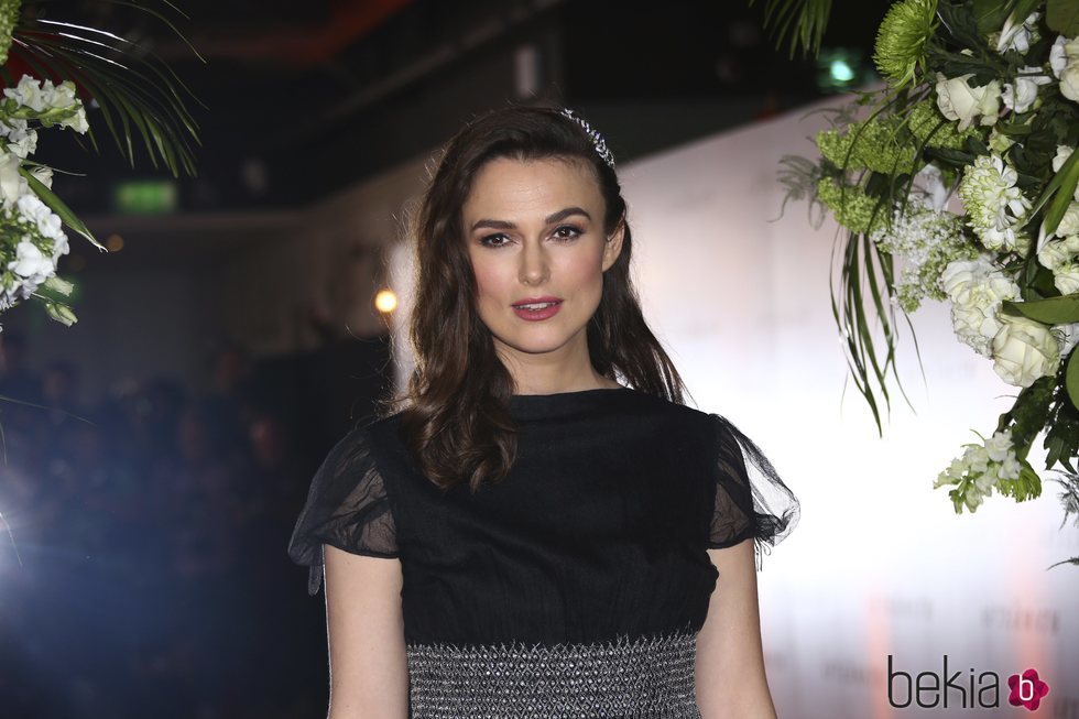 Keira Knightley en la premiere de la película 'The Aftermath' en Londres