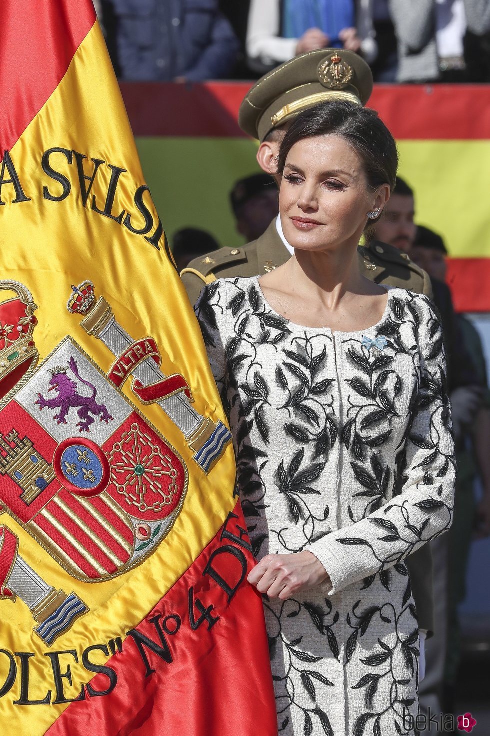 La Reina Letizia en la Entrega de la Bandera Nacional