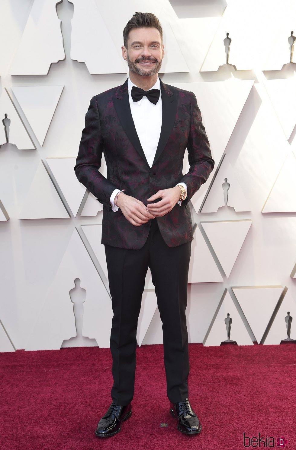 Ryan Seacrest en la alfombra roja de los Premios Oscar 2019