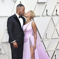 Meagan Good y DeVon Franklin en la alfombra roja de los Premios Oscar 2019