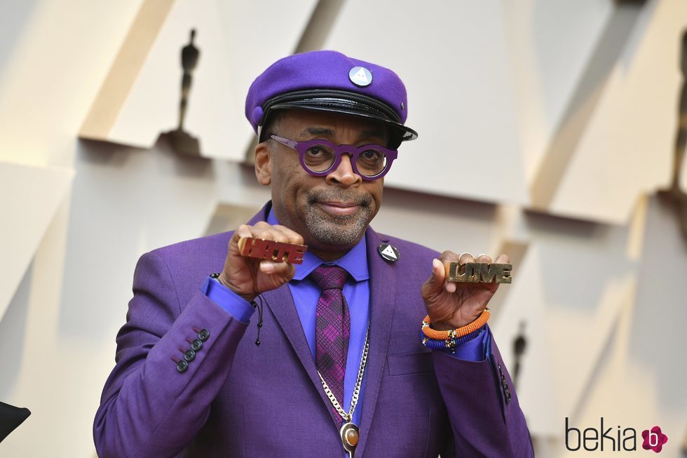 Spike Lee en la alfombra roja de los Premios Oscar 2019