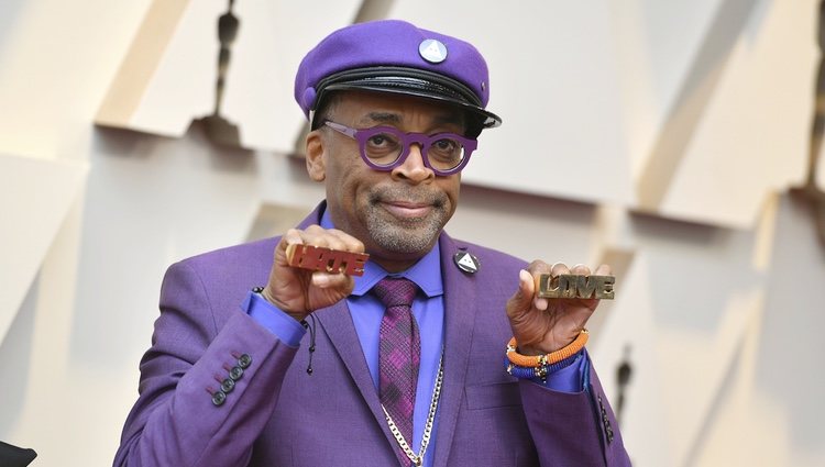 Spike Lee en la alfombra roja de los Premios Oscar 2019