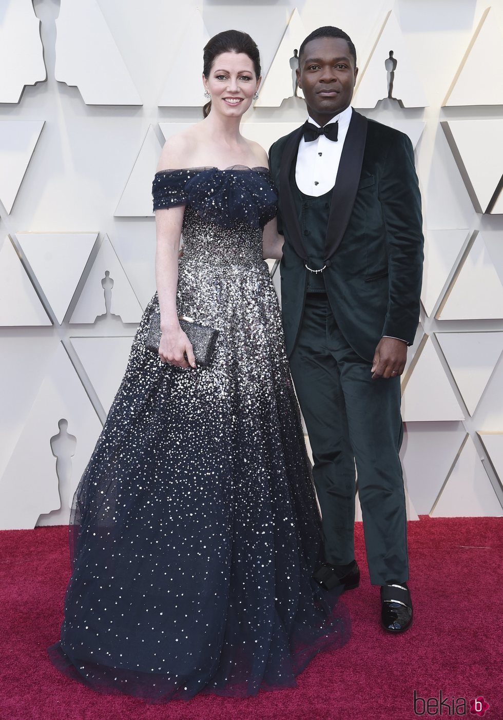 David Oyelowo y Jessica Oyelowo en la alfombra roja de los Premios Oscar 2019