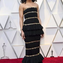 Tessa Thompson en la alfombra roja de los Premios Oscar 2019