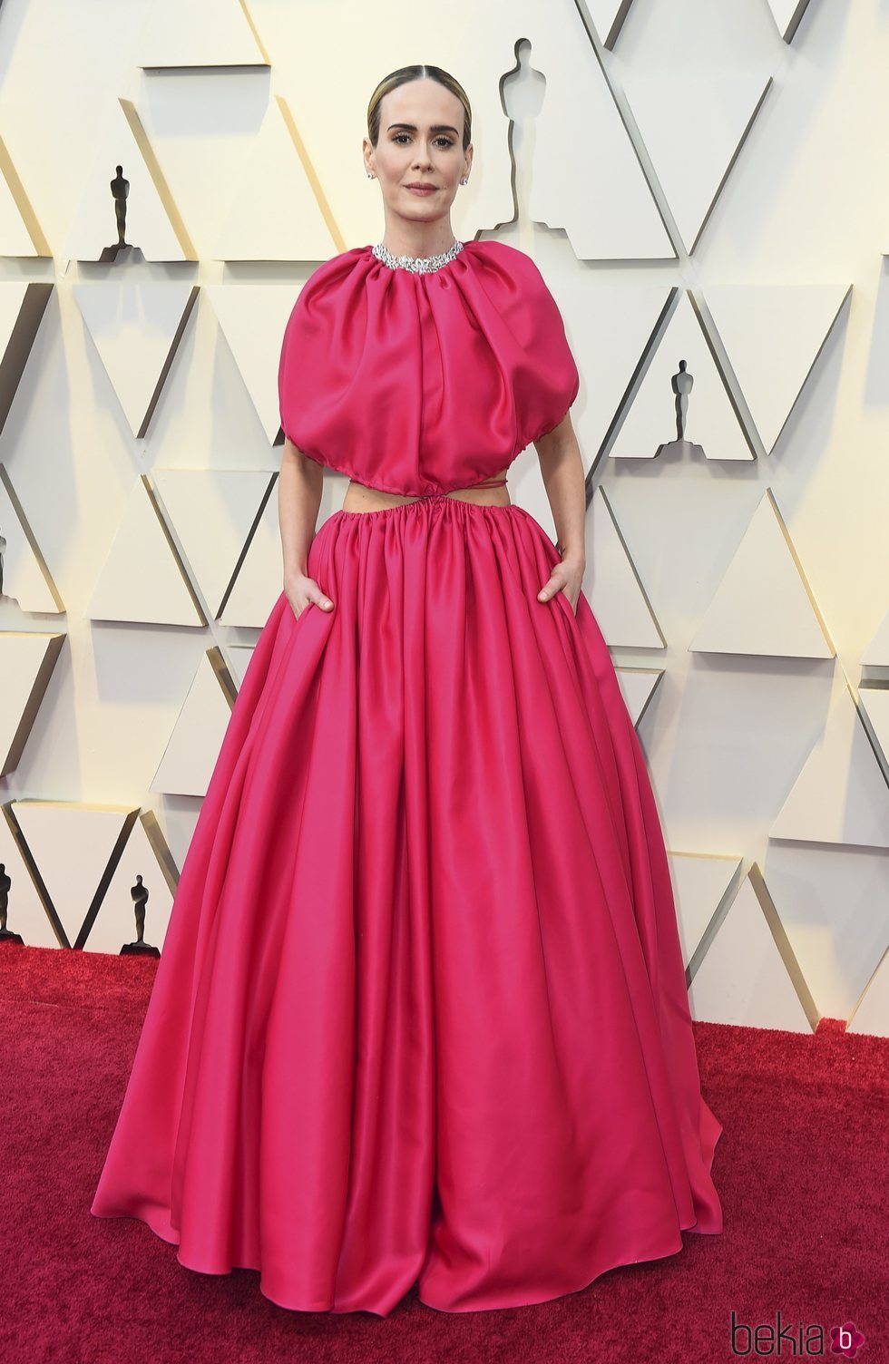 Sarah Paulson en la alfombra roja de los Premios Oscar 2019