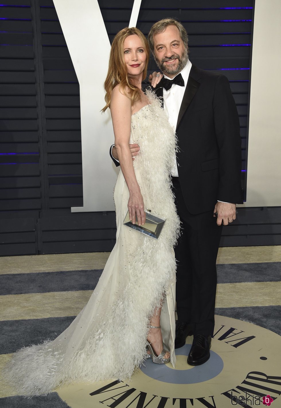 Leslie Mann y Judd Apatow en la fiesta Vanity Fair tras los Premios Oscar 2019