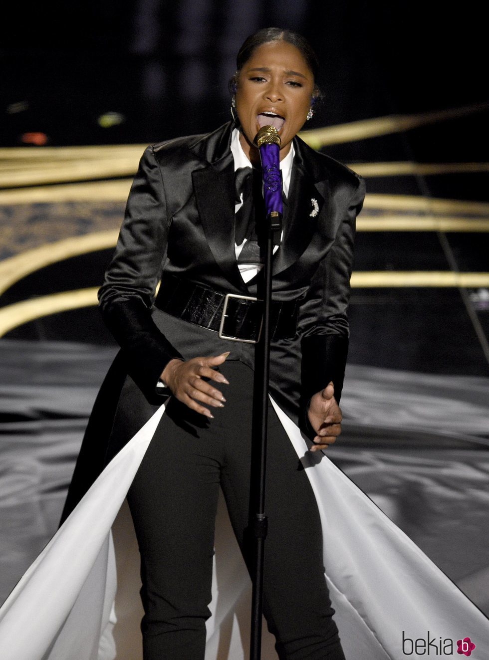 Jennifer Hudson durante su actuación en los Premios Oscar 2019