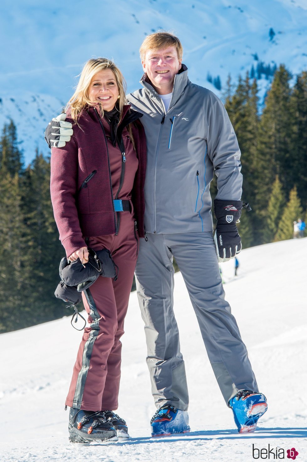 Guillermo Alejandro y Máxima de Holanda, sonrientes en Lech