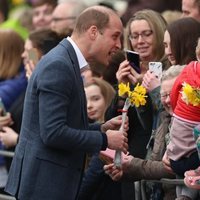 El Príncipe Guillermo en su visita a Ballymena