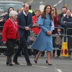 Llegada de los Duques de Cambridge a Ballymena