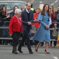 Llegada de los Duques de Cambridge a Ballymena