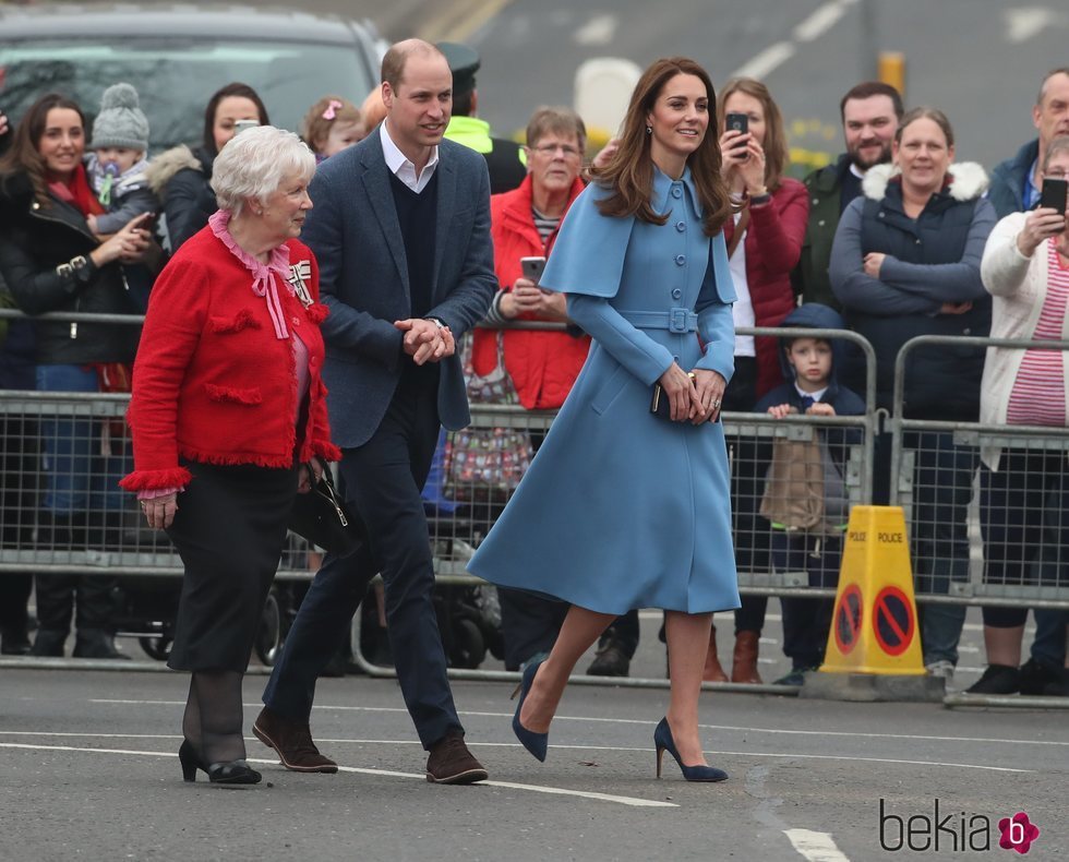 Llegada de los Duques de Cambridge a Ballymena