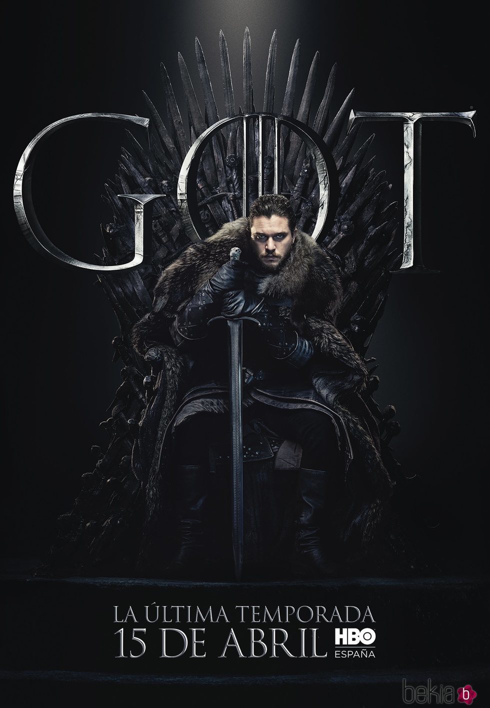 Foto cartel temporada final 'GOT' Jon Nieve