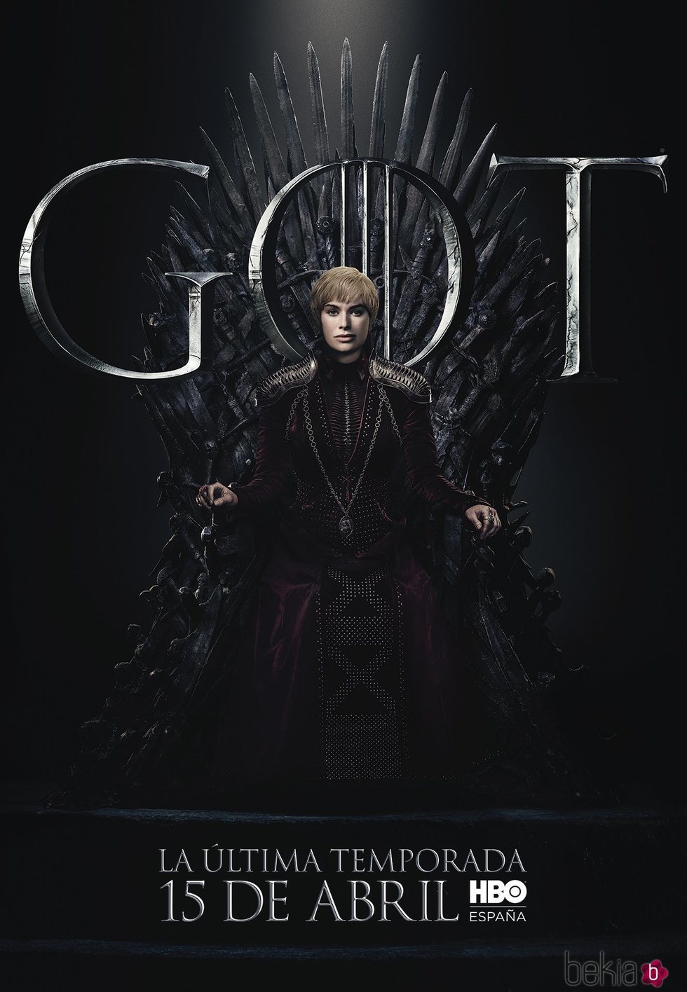 Foto cartel temporada final 'GOT' Cersei Lannister