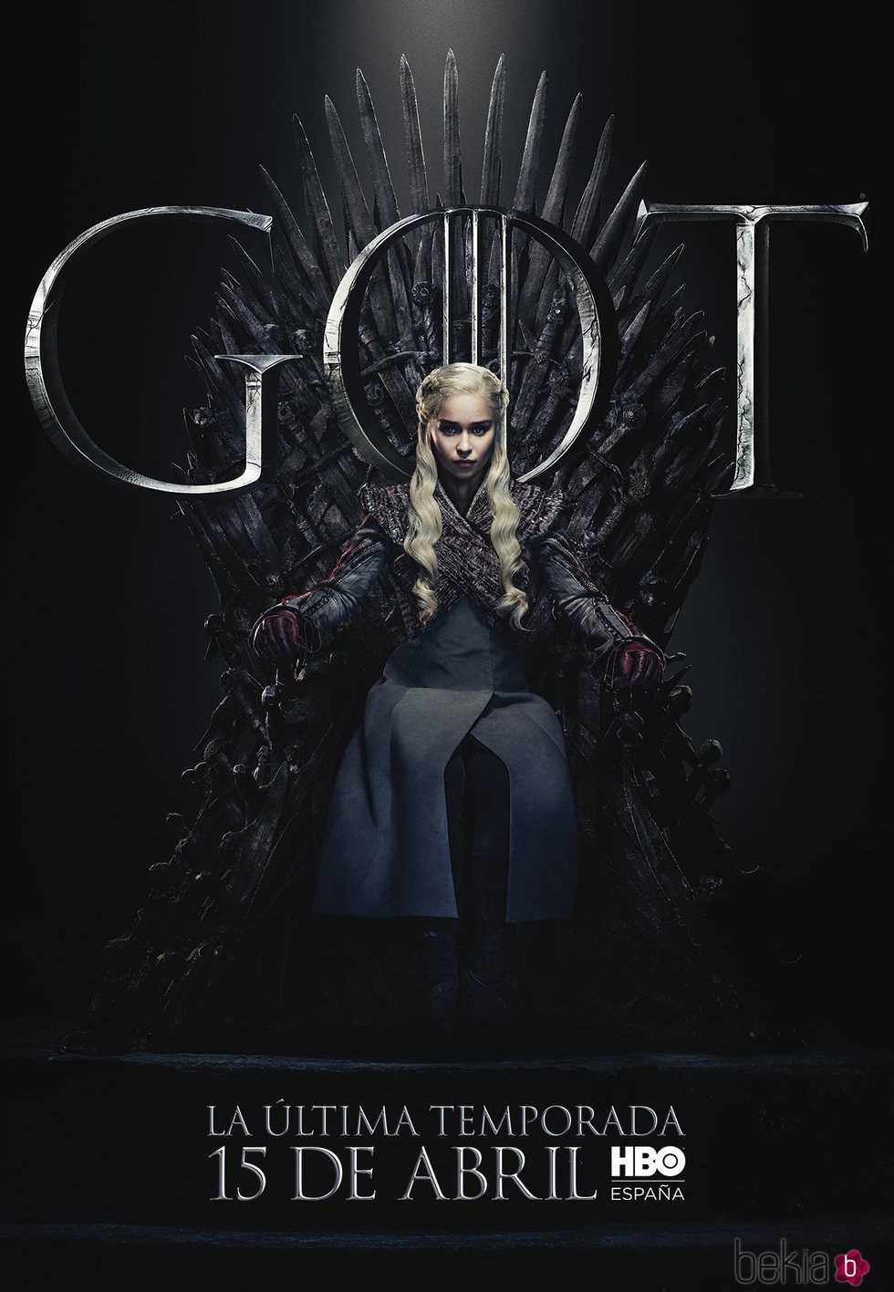 Foto cartel temporada final 'GOT' Daenerys Targaryen