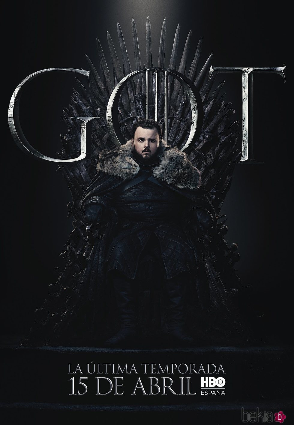 Foto cartel temporada final 'GOT' Samwell Tarly