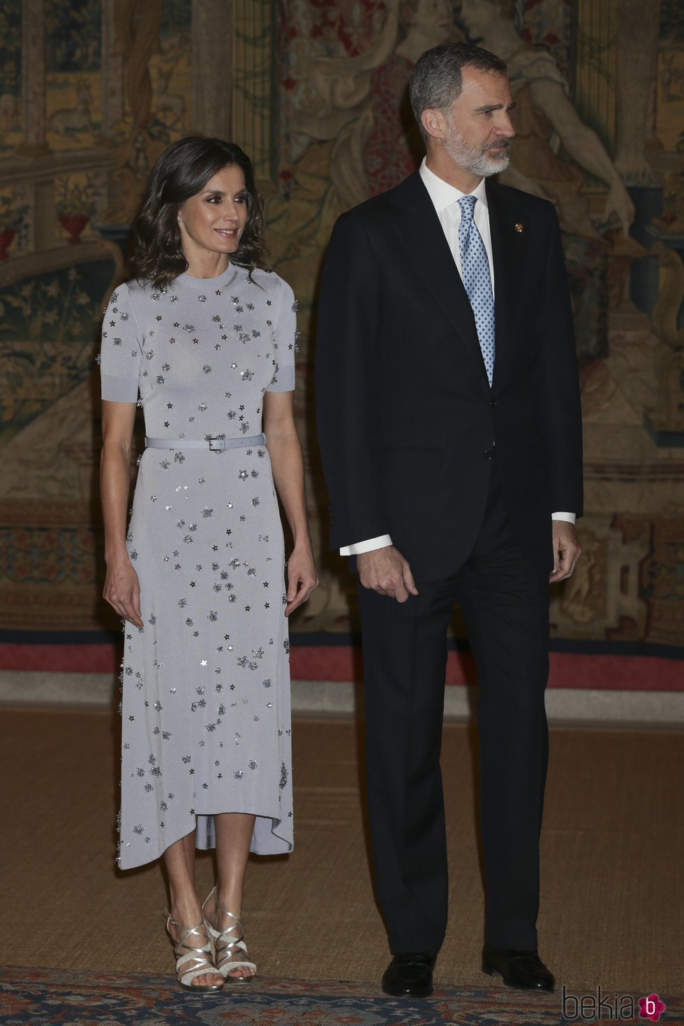 Los Reyes Felipe y Letizia en la cena por la Visita de Estado del Presidente de Perú, Martín Vizcarra