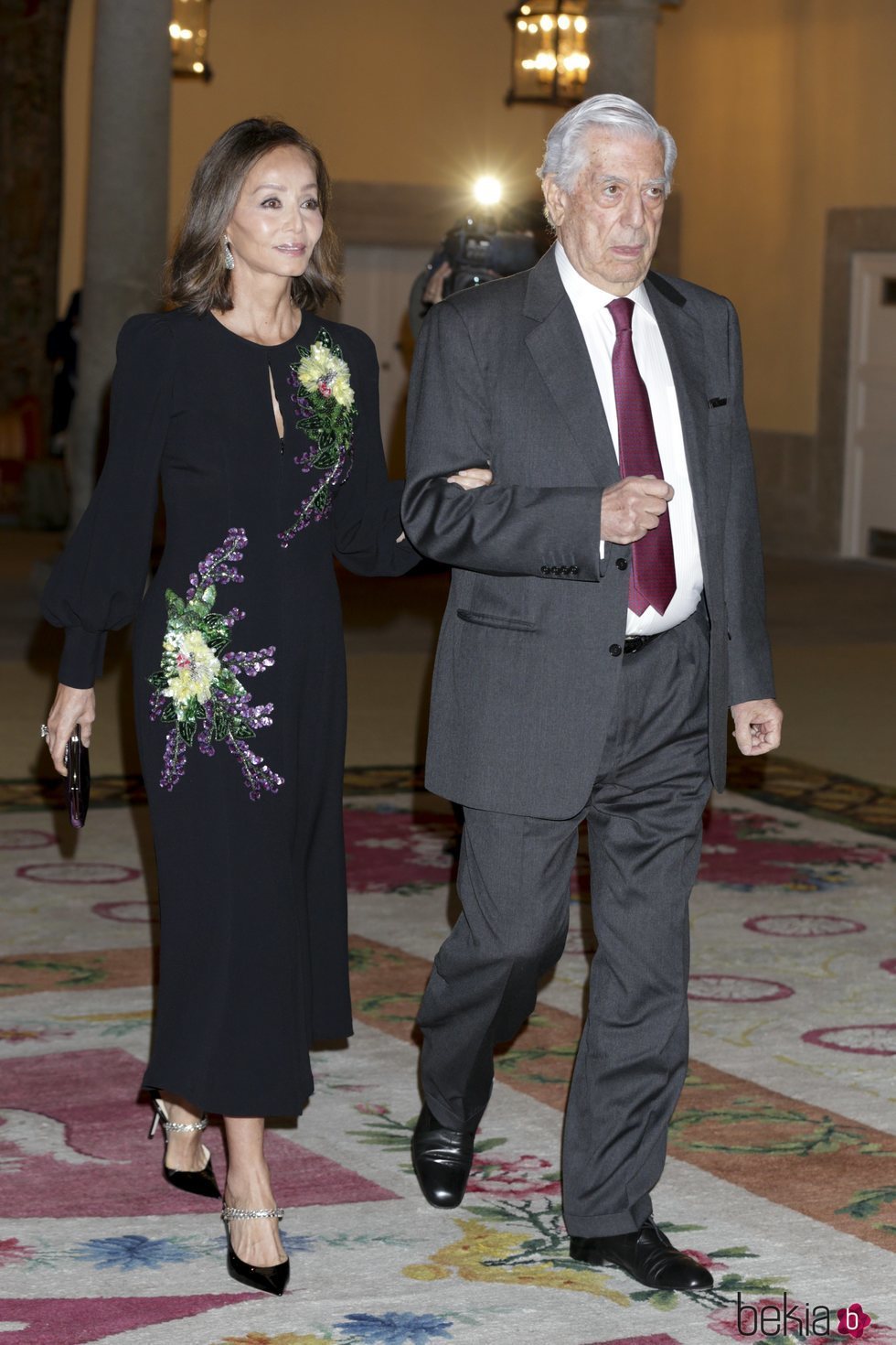 Mario Vargas Llosa e Isabel Preysler en la cena por la Visita de Estado del Presidente de Perú, Martín Vizcarra