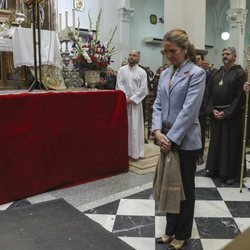 La Infanta Elena en el Besapiés del Cristo de Medinaceli