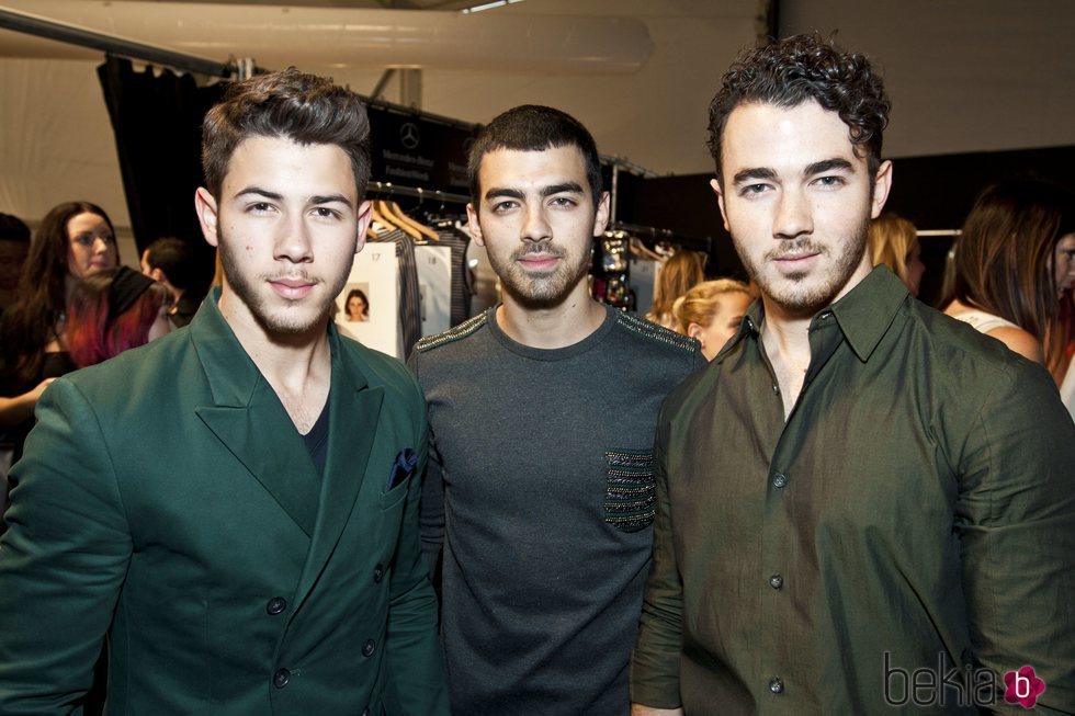 Los Jonas Brothers en un evento