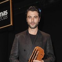 Javier Rey con su premio Fotograma de Plata 2018