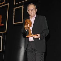 Emilio Gutiérrez Caba con su premios Fotograma de Plata 2018