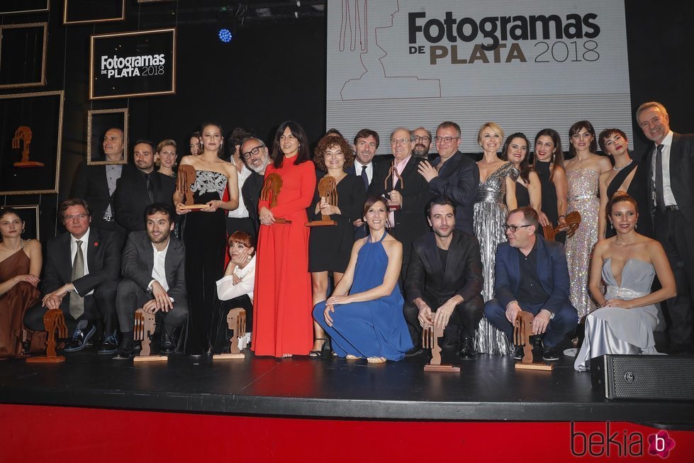 Ganadores e invitados en los Fotogramas de Plata de 2018