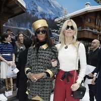 Naomi Campbell y Claudia Schiffer en el front row del desfile de Chanel otoño/invierno 2019/2020 en París