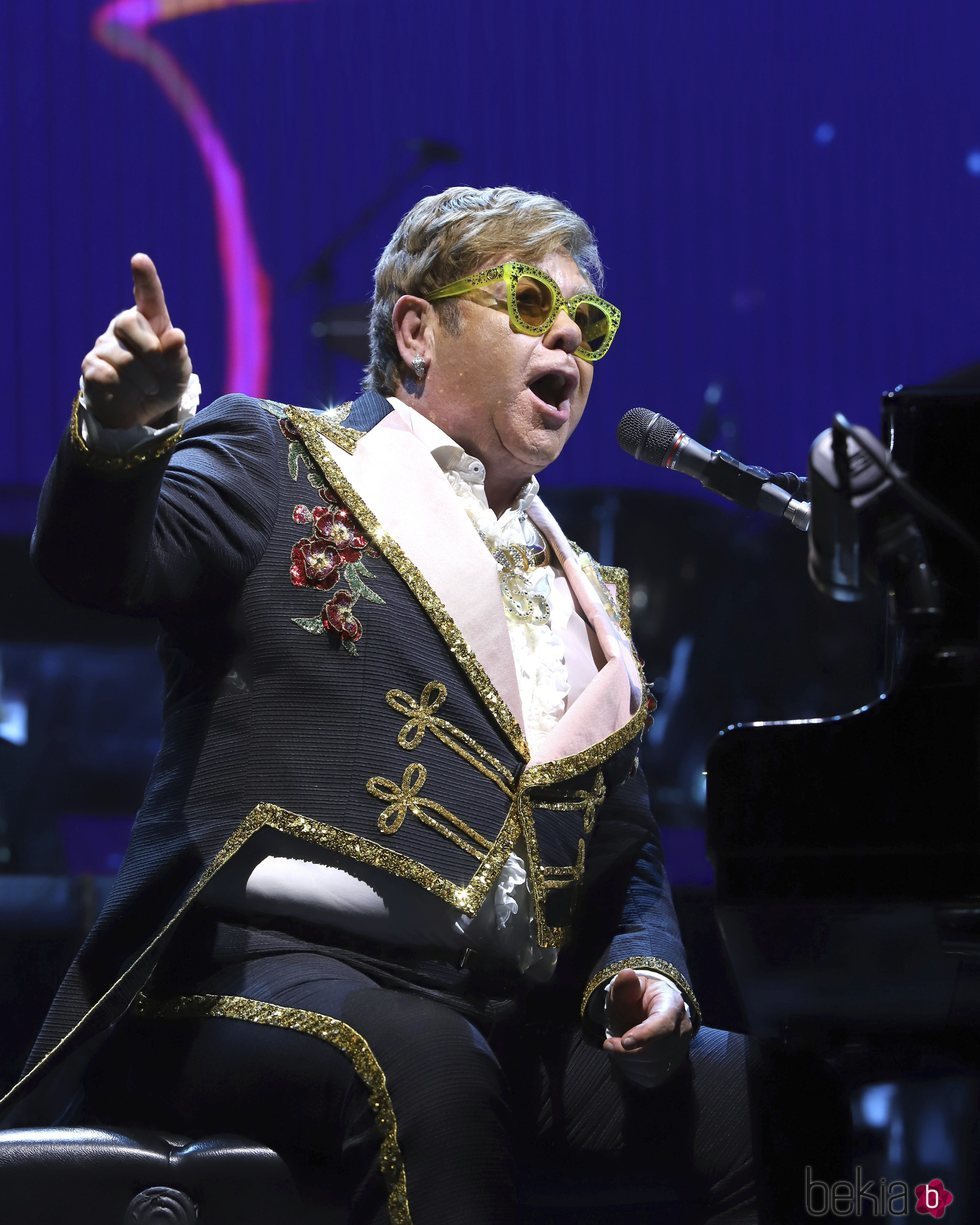 Elton John en Nueva York por su gira 'Farewell Yellow Brick Road'