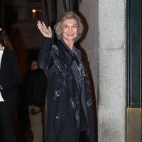 La Reina Sofía en el 80 cumpleaños de la Infanta Margarita