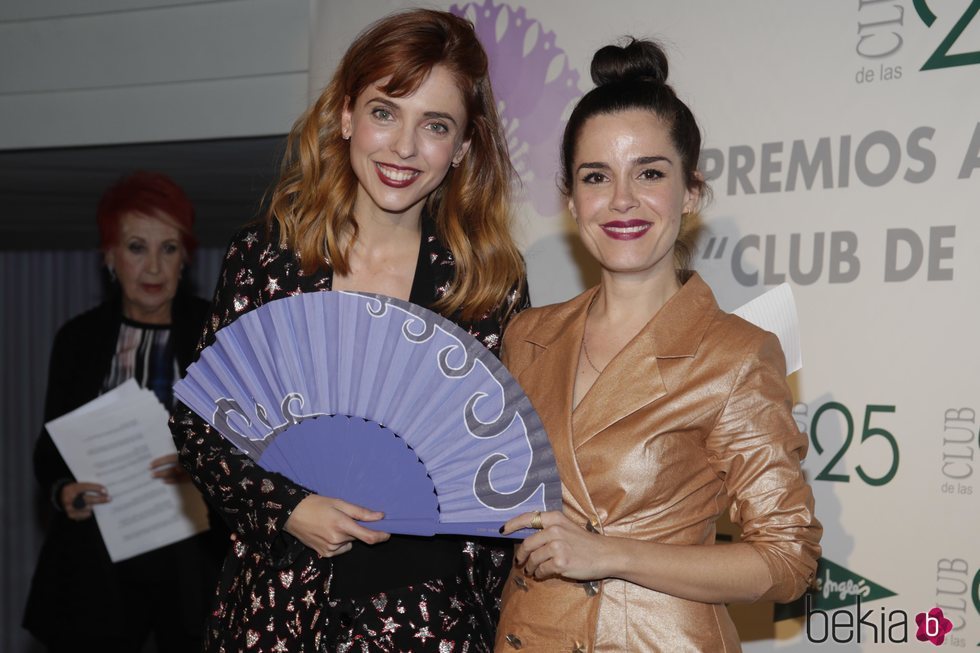 Leticia Dolera y Nuria Gago en la entrega de premios 'Club de las 25'