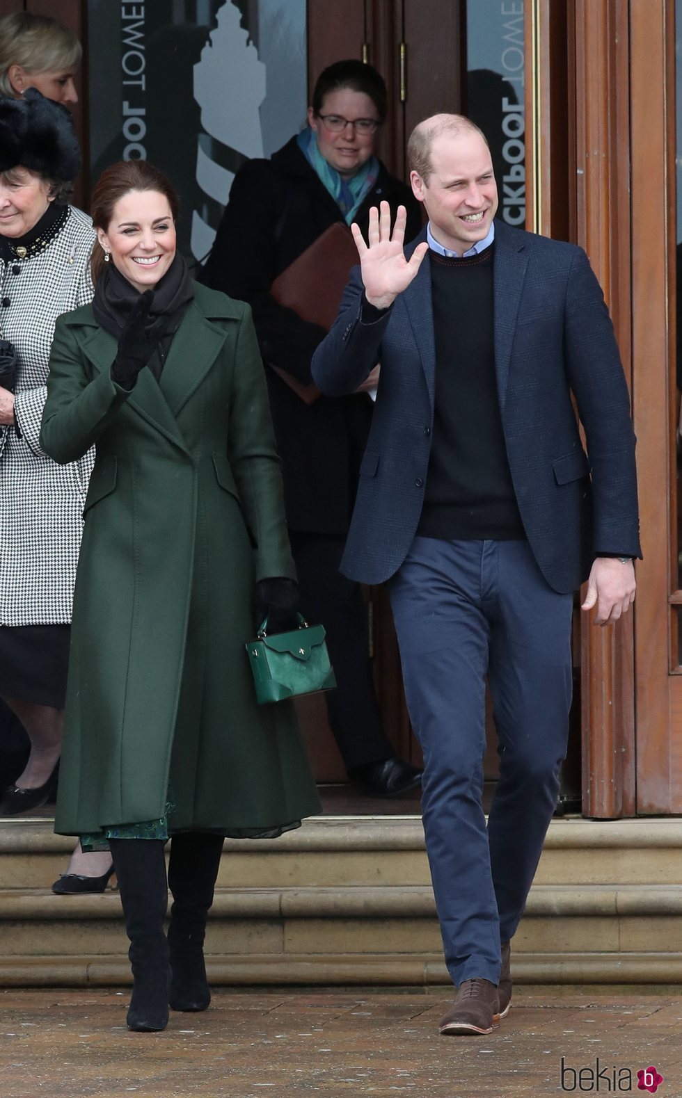 Los Duques de Cambridge en su visita a Blackpool