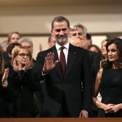 Los Reyes Felipe y Letizia en el concierto 'In Memoriam'