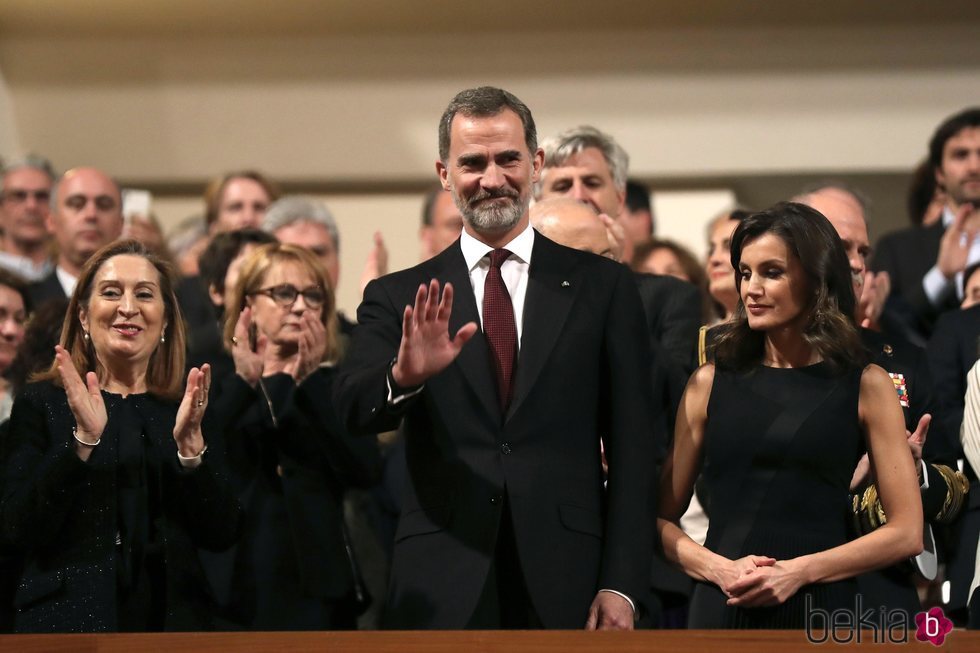 Los Reyes Felipe y Letizia en el concierto 'In Memoriam'