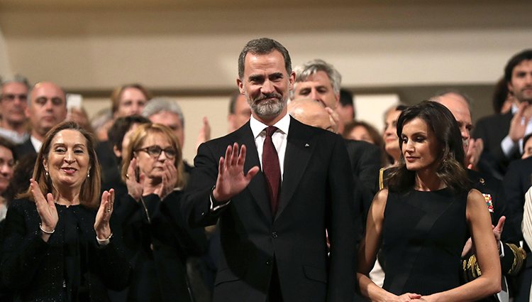 Los Reyes Felipe y Letizia en el concierto 'In Memoriam'