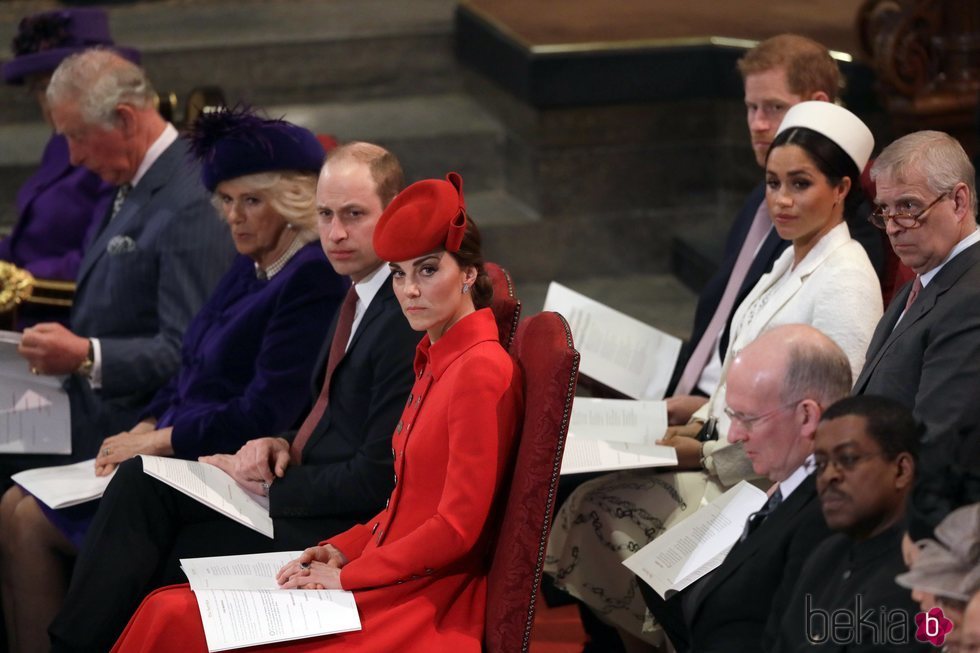 La Familia Real Británica en el Día de la Commonwealth 2019